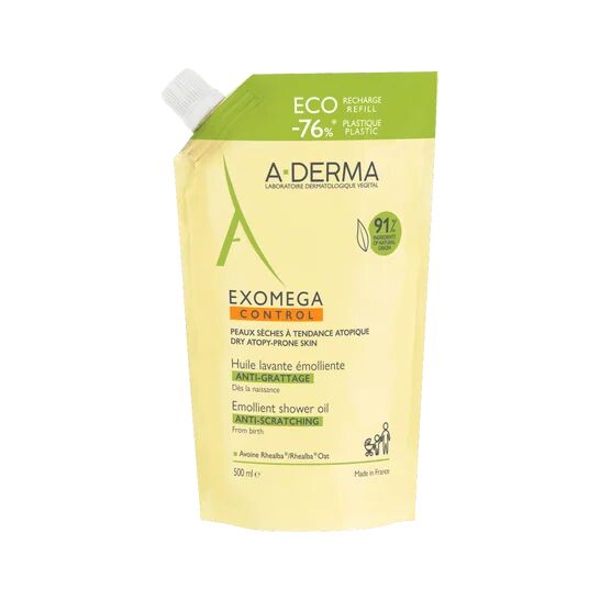 A-DERMA Exomega Control Eco Recarga Aceite de Ducha 500ml