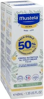 Mustela Cold Cream 2x40ml