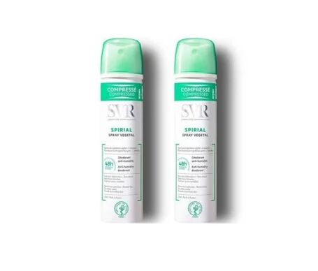 SVR Desodorante Spirial Vegetal Comprimido 2x75ml