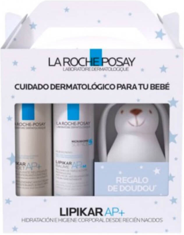 La Roche-Posay Lipikar Syndet AP+ 400 ml + Lipikar Baume AP+M 400 ml + Doudou