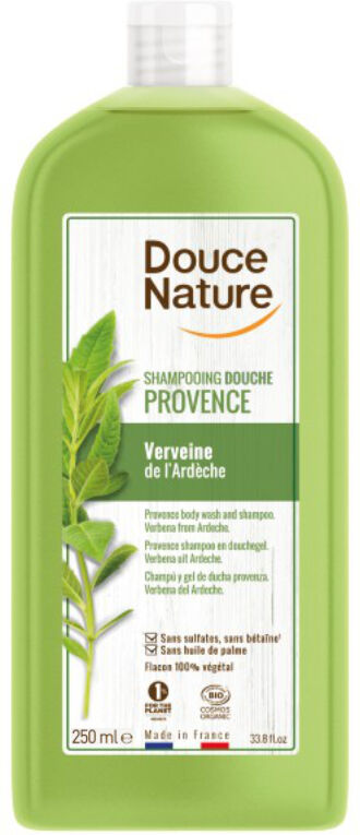 Douce Nature Champú y Gel de ducha provenzal con Verbena del Ardèche (250 ml.)