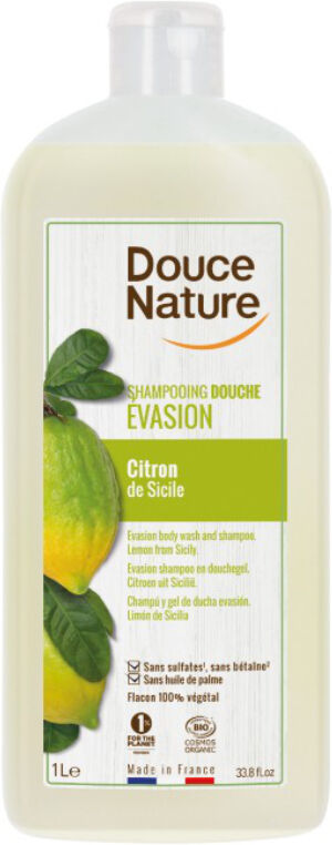 Douce Nature Champú y Gel de ducha Evasión con Limón de Sicilia