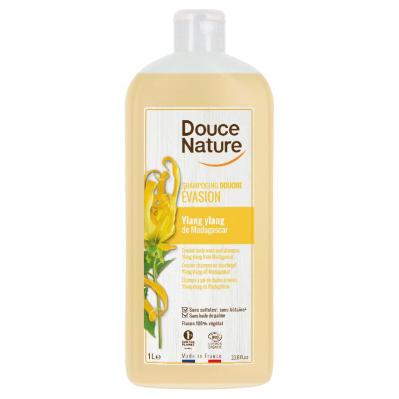 Douce Nature Champú y Gel de ducha Evasión con Ylang-Ylang de Madagascar