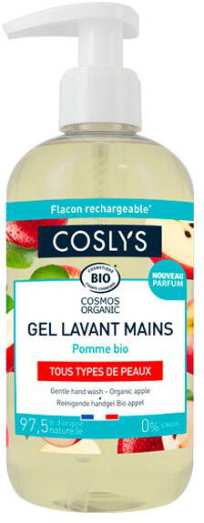 Coslys Gel limpiador de manos con Manzana Bio (300ml.)