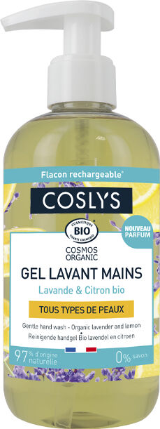 Coslys Gel limpiador de manos con Lavanda y Limón Bio (300ml.)