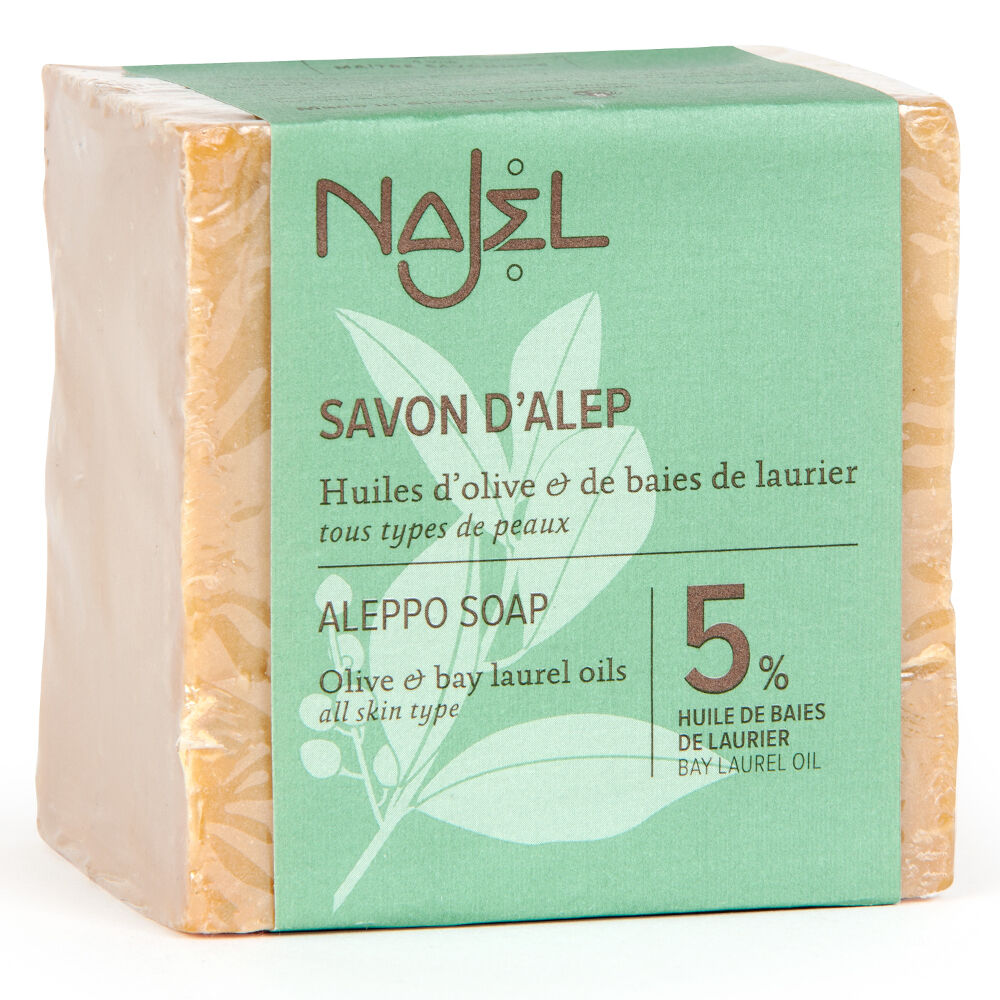 Najel Jabón de Alepo con 5% de aceite de bayas de Laurel