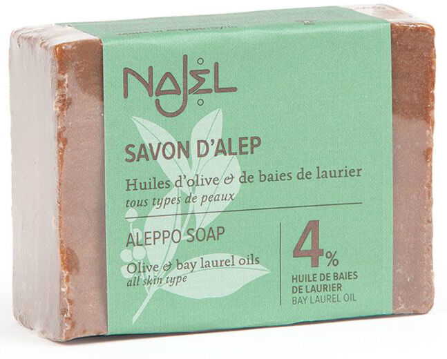 Najel Jabón de Alepo con 4% de aceite de bayas de Laurel