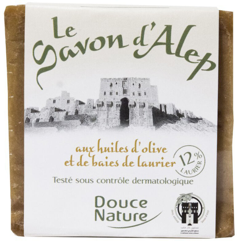 Douce Nature Jabón de Alepo con 12% de aceite de bayas de Laurel (200 g.)