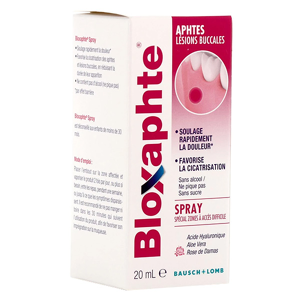 Bausch & Lomb Bloxaphte Spray Aphtes et Lesions Buccales 20ml