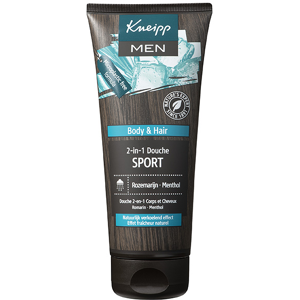 Kneipp Men Gel Douche Sport 2 en 1 Corps et Cheveux Menthol Romarin 200ml - Publicité