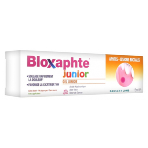 Bausch & Lomb Bloxaphte Gel Junior Aphtes et Lesions Buccales 15ml