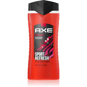 Axe Recharge Arctic Mint & Cool Spices gel douche rafraîchissant 3 en 1 400 ml - Publicité