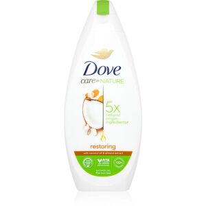 Dove Care by Nature Restoring gel douche traitant 400 ml - Publicité