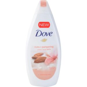 Dove Purely Pampering Almond bain moussant amande et hibiscus 500 ml - Publicité