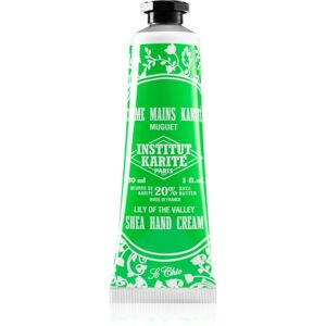 Institut Karité Paris Lily Of The Valley So Chic crème nourrissante mains au beurre de karité tube only 30 ml