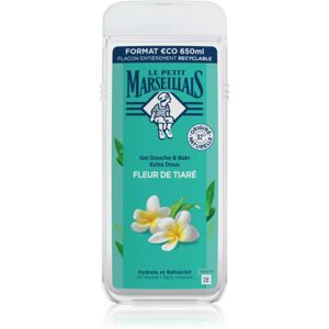 Le Petit Marseillais Tiaré Flower gel douche doux 650 ml - Publicité