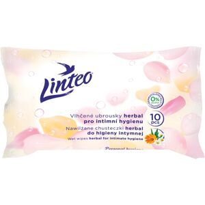 Linteo Personal hygiene lingettes pour la toilette intime mini herbal 10 pcs