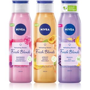 Nivea Fresh Blends gel de douche rafraîchissant 3 x 300 ml (conditionnement avantageux)