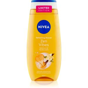 Nivea Zen Vibes gel douche traitant Geranium & Vanilla 250 ml - Publicité