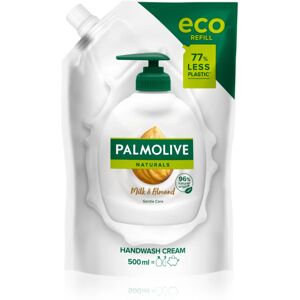 Palmolive Naturals Delicate Care savon liquide mains recharge 500 ml - Publicité