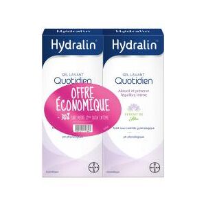 Hydralin Quotidien Gel Lavant Lot de 2 x 400 ml -30% - Lot 2 x 400 ml