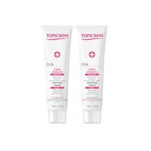 Topicrem CICA Creme Apaisante Reparatrice Lot de 2 x 100 ml - Lot 2 x 100 ml