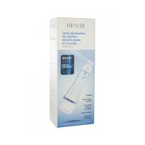 Healse Spray Generateur de Solution Desinfectante et Virucide Format 120 ml - Boîte 1 spray generateur + accessoires.