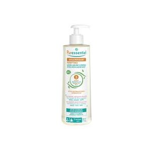 Puressentiel Assainissant Savon Liquide Surgras aux 3 Huiles Essentielles 500 ml - Flacon-Pompe 500 ml - Publicité