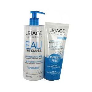 Uriage Lait Veloute Corps 500 ml + Creme Lavante 200 ml Offerte - Lot 2 produits