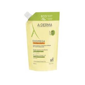 A-DERMA Exomega Control Huile Lavante Émolliente Anti-Grattage Recharge 500 ml - Sachet 500 ml