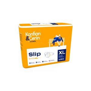 Stentil Konfian & Cerin Slip Extra 20 Changes Complets pour Adultes Taille XL - Paquet 20 changes complets