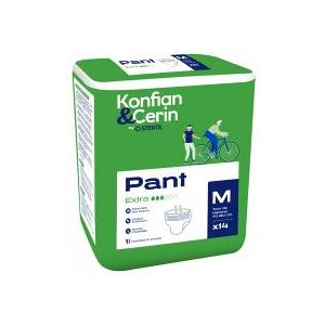 Stentil Konfian & Cerin Pant Extra 14 Culottes Absorbantes pour Adultes Taille M - Paquet 14 culottes absorbantes