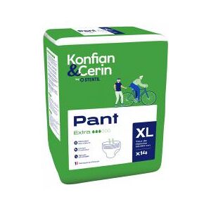 Stentil Konfian & Cerin Pant Extra 14 Culottes Absorbantes pour Adultes Taille XL - Paquet 14 culottes absorbantes