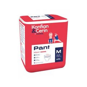 Stentil Konfian & Cerin Pant Maxi 14 Culottes Absorbantes pour Adultes Taille M - Paquet 14 culottes absorbantes
