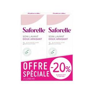 Saforelle Soin Lavant Doux Lot de 2 x 250 ml - Lot 2 x 250 ml