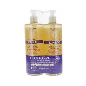 Eau Thermale Jonzac Eau de Jonzac Nutritive AP+ Huile Lavante Relipidante Bio Lot de 2 x 500 ml - Flacon-Pompe 2 x 500 ml