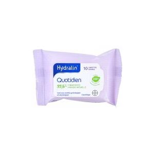 Hydralin Lingettes Étui de 10 Sachets - Etui 10 lingettes