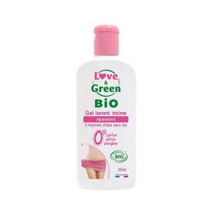 Love & Green Gel Lavant Intime Apaisant Certifie Bio Sans Sulfate Sans Parfum 200 ml - Flacon 200 ml