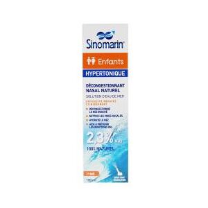 Sinomarin Enfants Hypertonique Decongestionnant Nasal Naturel 100ml - Flacon pulverisateur 100 ml