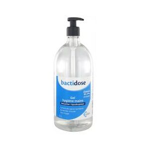 Gilbert Bactidose Gel Hydroalcoolique Non Parfume - 1 l - Flacon-Pompe 1000 ml