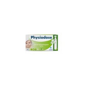 Physiodose Gilbert Physiodose Sérum Physiologique 40 X 5 ml Pe Végétal - Boîte 40 unidoses de 5 ml