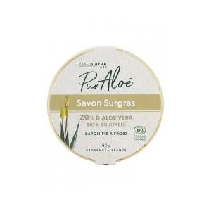 Pur Aloé Savon Surgras 20% Aloe Vera Bio 90 g - Boîte 90 g