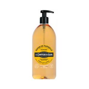 Savon de Marseille Vanille Miel Extra Doux 1 l - Flacon-Pompe 1000 ml