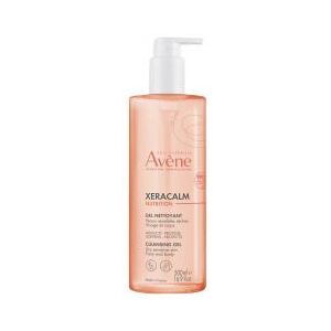 Avène XeraCalm Nutrition Gel Nettoyant Peaux Sensibles Sèches 500 ml - Flacon-Pompe 500 ml