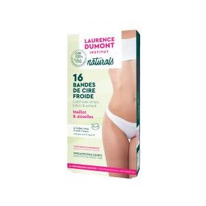 Laurence Dumont Institut Naturals Bandes de Cire Froide Aisselles Maillot 16 Bandes - Boîte 16 bandes