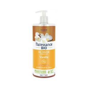 Gel Douche Douceur Vanille Bio 1 L - Flacon-Pompe 1000 ml