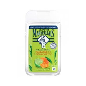 Le Petit Marseillais Gel Douche & Bain Extra Doux Mandarine Bio & Citron Vert Bio 250 ml - Flacon 250 ml