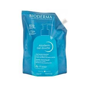 Bioderma Atoderm Gel Douche Sans Savon Visage et Corps Éco-Recharge 1000 ml - Doypack 1000 ml - Publicité