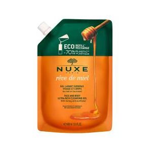 Nuxe Rêve de Miel Gel Lavant Surgras (Peaux Sèches et Sensibles) Éco-Recharge 400 ml - Doypack 400 ml