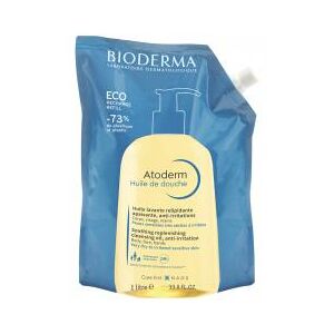 Bioderma Atoderm Huile de douche Relipidante Éco-Recharge 1000 ml - Doypack 1 Litre